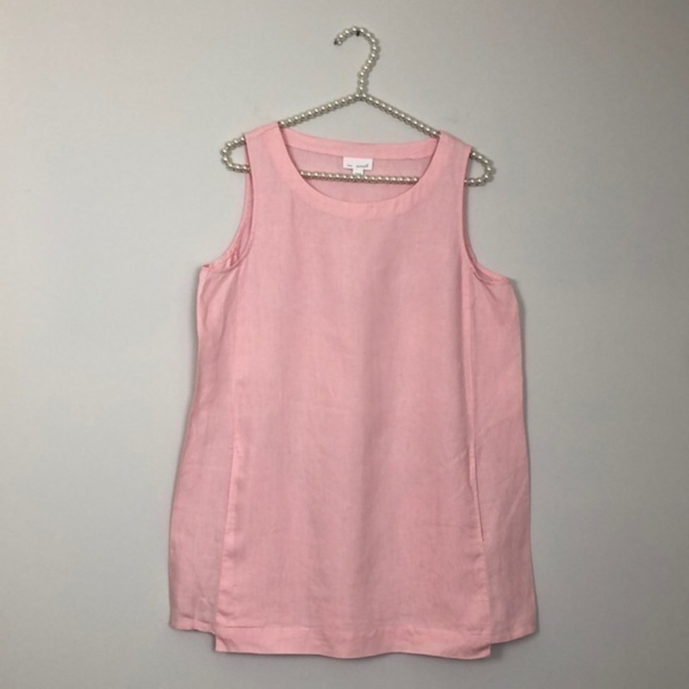 J. JILL Pink Tunic SIZE S 100% Linen